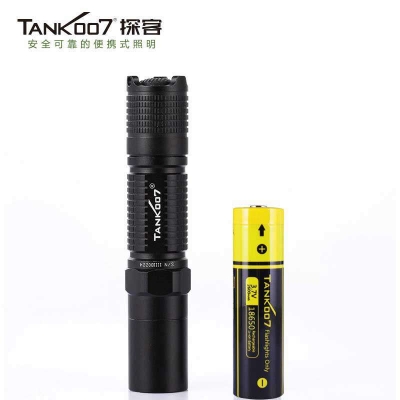 TANK007日常便攜爬山徒步進口LED超亮鋁合金防水手電筒探客TK18