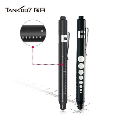 TANK007探客ME05醫(yī)用五官檢查手電筒 黃光LED醫(yī)用瞳孔筆手電 