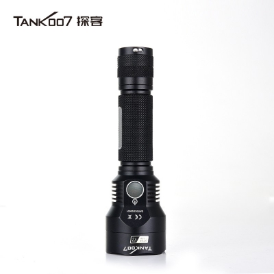 TANK007探客PT12 V2戰(zhàn)術(shù)防衛(wèi)直充LED超亮遠射防身手電2023款1200流明